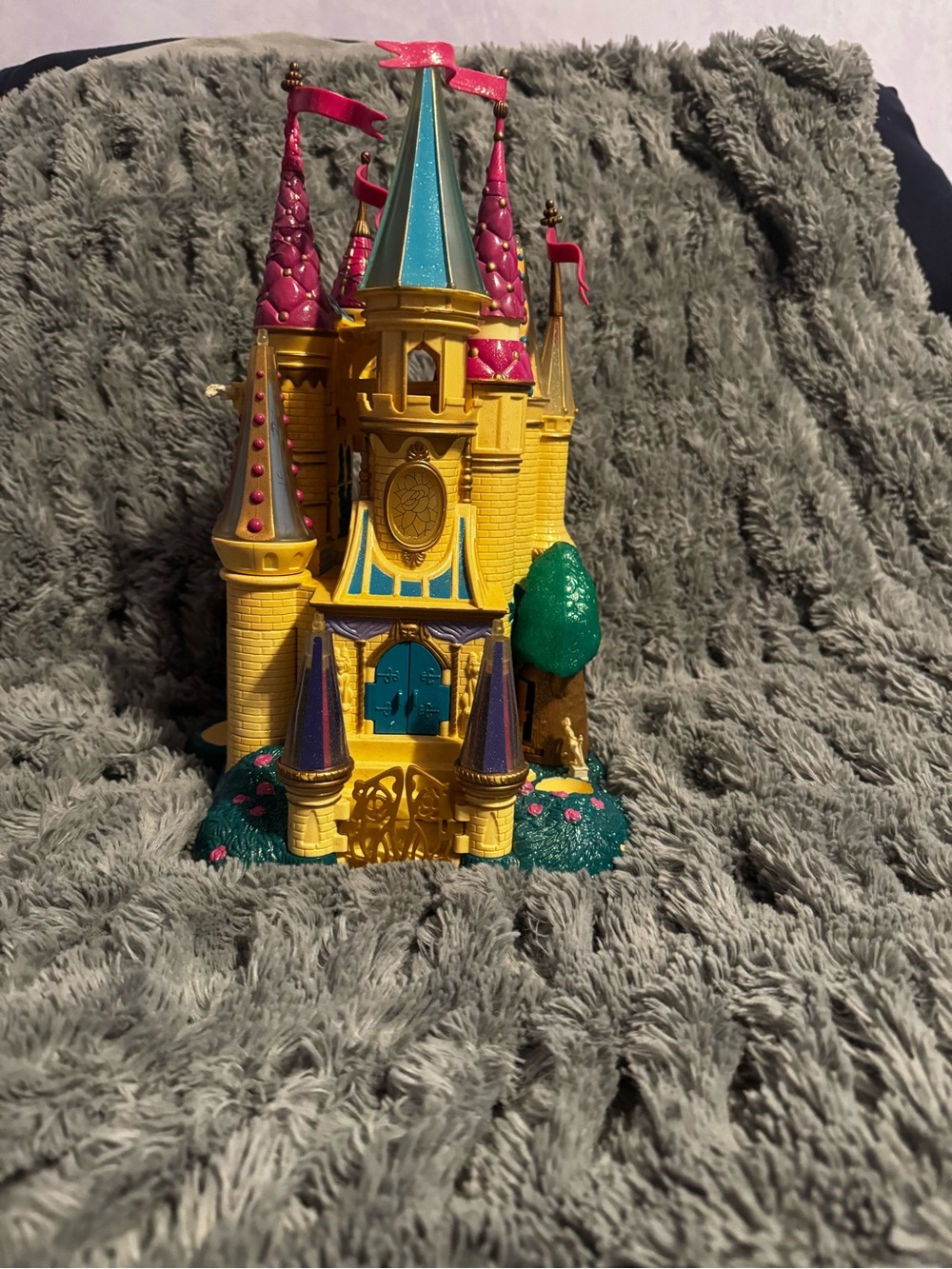 Yellow & Pink Fantasy Castle Playset for Kids